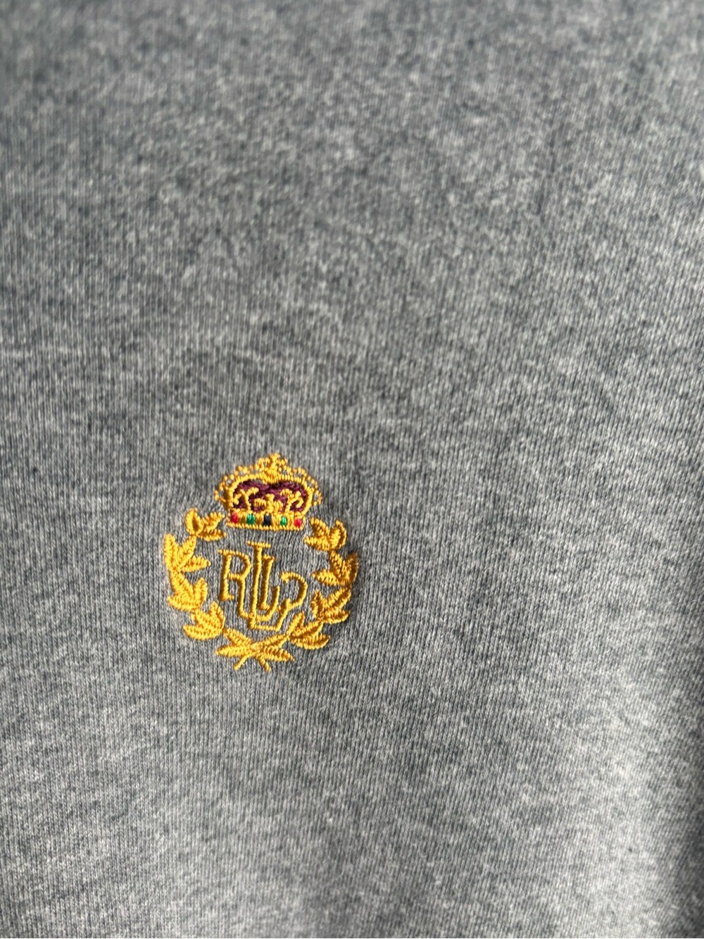 Lauren Ralph Lauren Gray turtle Neck Knit Top - Picture 3 of 3